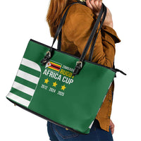 Zimbabwe Rugby Leather Tote Bag One For The History Sables - Wonder Print Shop
