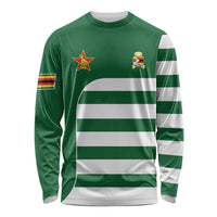 Zimbabwe Rugby Long Sleeve Shirt One For The History Sables - Wonder Print Shop