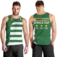 Zimbabwe Rugby Men Tank Top One For The History Sables - Wonder Print Shop