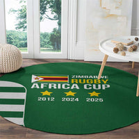 Zimbabwe Rugby Round Carpet One For The History Sables - Wonder Print Shop