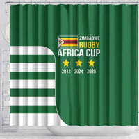 Zimbabwe Rugby Shower Curtain One For The History Sables - Wonder Print Shop