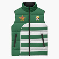Zimbabwe Rugby Sleeveless Puffer Jacket One For The History Sables - Wonder Print Shop