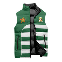 Zimbabwe Rugby Sleeveless Puffer Jacket One For The History Sables - Wonder Print Shop