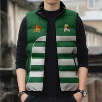 Zimbabwe Rugby Sleeveless Puffer Jacket One For The History Sables - Wonder Print Shop