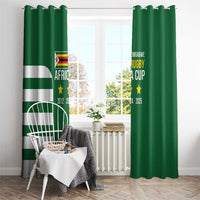 Zimbabwe Rugby Window Curtain One For The History Sables - Wonder Print Shop