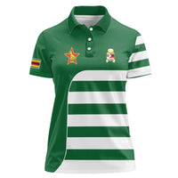 Zimbabwe Rugby Women Polo Shirt One For The History Sables - Wonder Print Shop