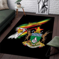 Zimbabwe Wings Flag Area Rug Proudly Zimbabwean - Wonder Print Shop