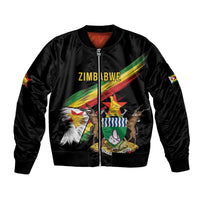 Zimbabwe Wings Flag Bomber Jacket Proudly Zimbabwean - Wonder Print Shop