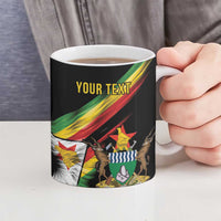 Zimbabwe Wings Flag Ceramic Mug Proudly Zimbabwean - Wonder Print Shop