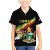 Zimbabwe Wings Flag Family Matching Mermaid Dress and Hawaiian Shirt Proudly Zimbabwean - Wonder Print Shop