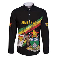 Zimbabwe Wings Flag Family Matching Puletasi and Hawaiian Shirt Proudly Zimbabwean - Wonder Print Shop