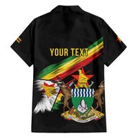 Zimbabwe Wings Flag Family Matching Summer Maxi Dress and Hawaiian Shirt Proudly Zimbabwean - Wonder Print Shop