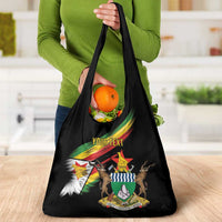 Zimbabwe Wings Flag Grocery Bag Proudly Zimbabwean - Wonder Print Shop