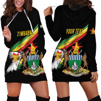 Zimbabwe Wings Flag Hoodie Dress Proudly Zimbabwean - Wonder Print Shop