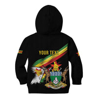 Zimbabwe Wings Flag Kid Hoodie Proudly Zimbabwean - Wonder Print Shop