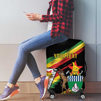 Zimbabwe Wings Flag Luggage Cover Proudly Zimbabwean - Wonder Print Shop