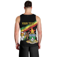 Zimbabwe Wings Flag Men Tank Top Proudly Zimbabwean - Wonder Print Shop