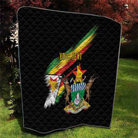 Zimbabwe Wings Flag Quilt Proudly Zimbabwean - Wonder Print Shop
