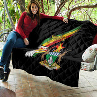 Zimbabwe Wings Flag Quilt Proudly Zimbabwean - Wonder Print Shop
