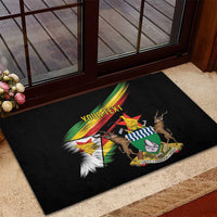 Zimbabwe Wings Flag Rubber Doormat Proudly Zimbabwean - Wonder Print Shop