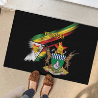 Zimbabwe Wings Flag Rubber Doormat Proudly Zimbabwean - Wonder Print Shop