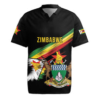Zimbabwe Wings Flag Rugby Jersey Proudly Zimbabwean - Wonder Print Shop