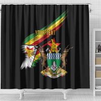 Zimbabwe Wings Flag Shower Curtain Proudly Zimbabwean - Wonder Print Shop