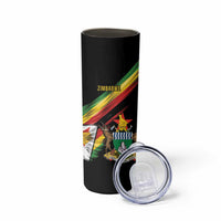 Zimbabwe Wings Flag Skinny Tumbler Proudly Zimbabwean - Wonder Print Shop