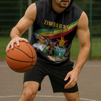 Zimbabwe Wings Flag Sleeveless Hoodie Proudly Zimbabwean - Wonder Print Shop