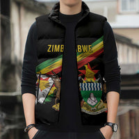 Zimbabwe Wings Flag Sleeveless Puffer Jacket Proudly Zimbabwean - Wonder Print Shop