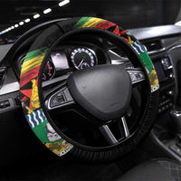 Zimbabwe Wings Flag Steering Wheel Cover Proudly Zimbabwean - Wonder Print Shop