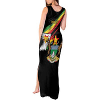 Zimbabwe Wings Flag Tank Maxi Dress Proudly Zimbabwean - Wonder Print Shop