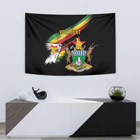 Zimbabwe Wings Flag Tapestry Proudly Zimbabwean - Wonder Print Shop
