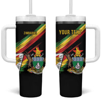 Zimbabwe Wings Flag Tumbler With Handle Proudly Zimbabwean - Wonder Print Shop
