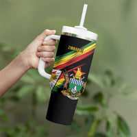 Zimbabwe Wings Flag Tumbler With Handle Proudly Zimbabwean - Wonder Print Shop
