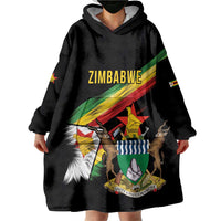 Zimbabwe Wings Flag Wearable Blanket Hoodie Proudly Zimbabwean - Wonder Print Shop