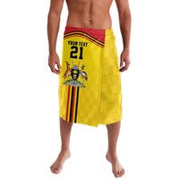 Uganda Cricket Custom Lavalava Cranes Cricket Ball Fire - Wonder Print Shop