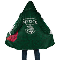 Dia de la Independencia de Mexico Cloak 16 De Septiembre Traditional Aztec Tribal Green