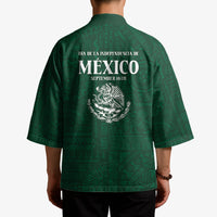 Dia de la Independencia de Mexico Kimono 16 De Septiembre Traditional Aztec Tribal Green