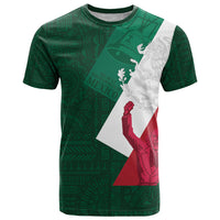 Dia de la Independencia de Mexico T Shirt 16 De Septiembre Traditional Aztec Tribal Green
