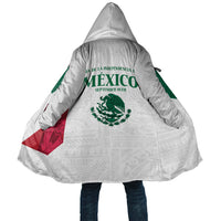 Dia de la Independencia de Mexico Cloak 16 De Septiembre Traditional Aztec Tribal White