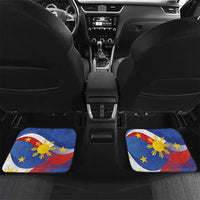 Personalized Filipino-American Car Mats Philippines Coat Of Arms with Bald Eagle LT9 - Wonder Print Shop