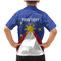 Personalized Pilipinas Eight-Rayed Sun Family Matching Mermaid Dress and Hawaiian Shirt Philippines Map With Polynesian Style LT9 - Wonder Print Shop