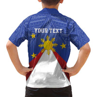 Personalized Pilipinas Eight-Rayed Sun Hawaiian Shirt Philippines Map With Polynesian Style - Wonder Print Shop