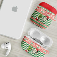 Six Seven Meme AirPods Case Funny Green Hand Christmas - Wonder Print Shop