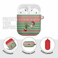 Six Seven Meme AirPods Case Funny Green Hand Christmas - Wonder Print Shop
