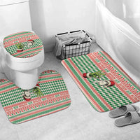 Six Seven Meme Bathroom Set Funny Green Hand Christmas - Wonder Print Shop