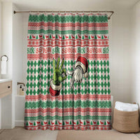 Six Seven Meme Bathroom Set Funny Green Hand Christmas - Wonder Print Shop