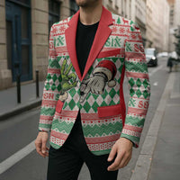 Six Seven Meme Personalized Blazer Funny Green Hand Christmas - Wonder Print Shop