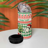 Six Seven Meme Personalized 4 in 1 Can Cooler Tumbler Funny Green Hand Christmas - Wonder Print Shop